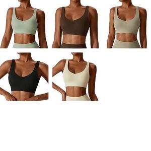 Seamless butter smooth build in pad sport/casual bra(various sizes and color)